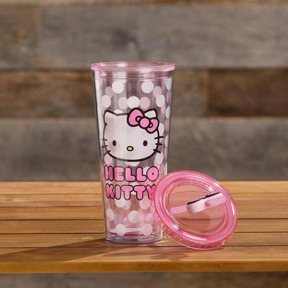 Hello Kitty 24 oz. Cup with Topper Straw - Picture 3 of 3